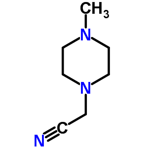 1-(4-Methylpiperazine)acetonitrile Structure,874-77-1Structure