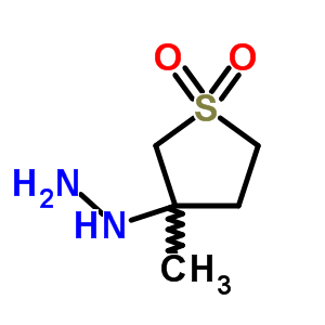 (3-Methyl-1,1-dioxo-tetrahydro-1lambda*6*-thiophen-3-yl)-hydrazine Structure,874-96-4Structure