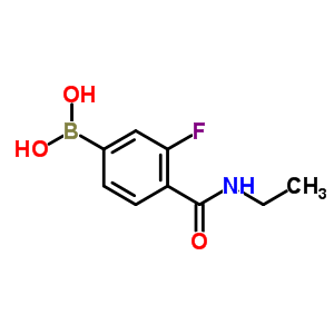 N-ethyl 4-borono-2-fluorobenzamide Structure,874289-12-0Structure