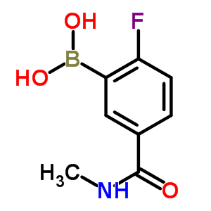 N-methyl 3-borono-4-fluorobenzamide Structure,874289-40-4Structure