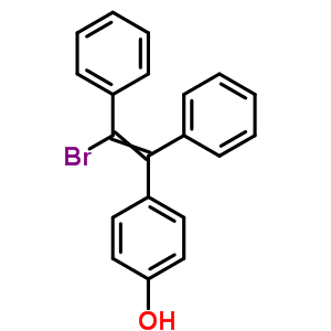 (E,z)-1-bromo-1,2-diphenyl-2-(4-hydroxyphenyl)ethene Structure,874504-11-7Structure