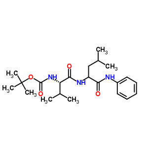 N-boc-l-valinyl-l-leucinyl anilide Structure,874899-05-5Structure