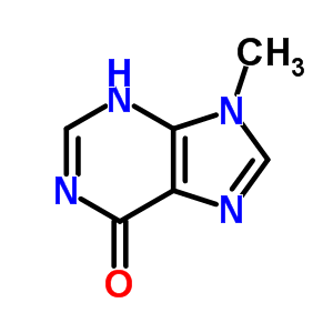 6H-purin-6-one, 1,9-dihydro-9-methyl- Structure,875-31-0Structure