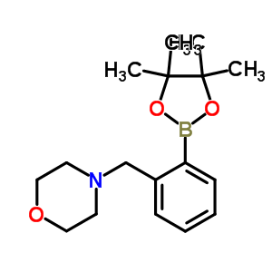 2-(4-Morpholinomethyl)phenylboronic acid pinacol ester Structure,876316-33-5Structure