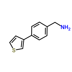 (4-Thien-3-ylphenyl)methylamine Structure,876317-18-9Structure