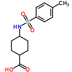 Cyclohexanecarboxylic acid, 4-[[(4-methylphenyl)sulfonyl]amino]-, cis- Structure,87640-25-3Structure