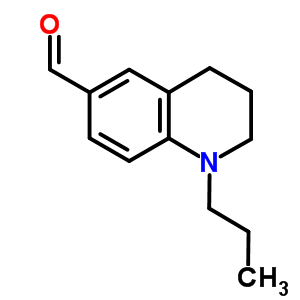 1-Propyl-1,2,3,4-tetrahydro-quinoline-6-carbaldehyde Structure,876710-88-2Structure