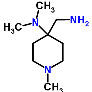 4-(Aminomethyl)-n,n,1-trimethylpiperidin-4-amine Structure,876717-12-3Structure