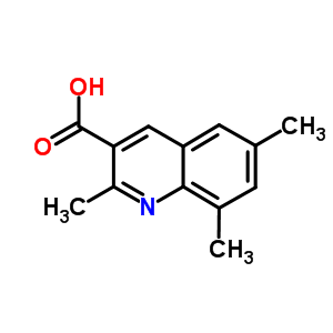 2,6,8-Trimethyl-quinoline-3-carboxylic acid Structure,876721-02-7Structure