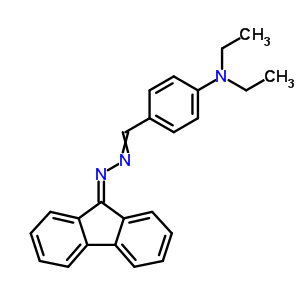 N,n-diethyl-4-[(fluoren-9-ylidenehydrazinylidene)methyl]aniline Structure,87695-81-6Structure