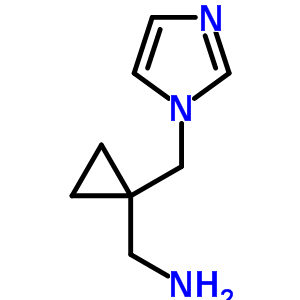 1-[1-(1H-imidazol-1-ylmethyl)cyclopropyl]methanamine Structure,877204-21-2Structure