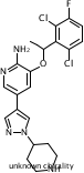 3-[1-(2,6-Dichloro-3-fluorophenyl)ethoxy]-5-[1-(4-piperidinyl)-1h-pyrazol-4-yl]-2-pyridinamine Structure,877400-66-3Structure