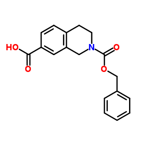 2-((Benzyloxy)carbonyl)-1,2,3,4-tetrahydroisoquinoline-7-carboxylic acid Structure,877861-35-3Structure