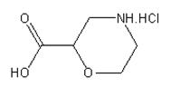 Morpholine-2-carboxylic acid hydrochloride Structure,878010-24-3Structure