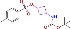 Toluene-4-sulfonic acid 3-t-butoxycarbonylamino-cyclobutyl ester Structure,878156-25-3Structure