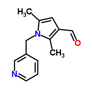 2,5-Dimethyl-1-pyridin-3-ylmethyl-1H-pyrrole-3-carbaldehyde Structure,878424-30-7Structure