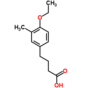 4-(4-Ethoxy-3-methyl-phenyl)-butyric acid Structure,878431-90-4Structure