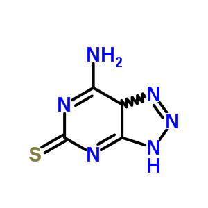 7-Amino-1h-v-triazolo(4,5-d)pyrimidine-5-thiol Structure,87866-18-0Structure