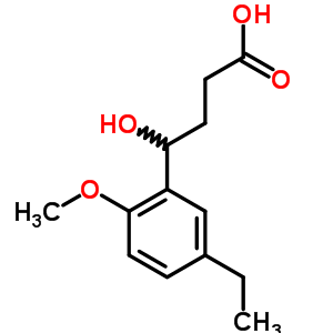 4-(5-Ethyl-2-methoxy-phenyl)-4-hydroxy-butyric acid Structure,879053-63-1Structure