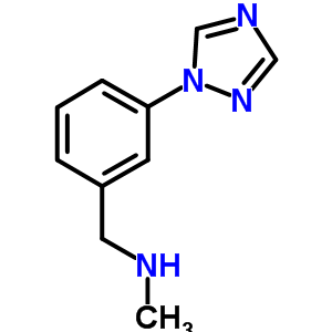 N-methyl-n-[3-(1h-1,2,4-triazol-1-yl)benzyl]amine Structure,879896-43-2Structure