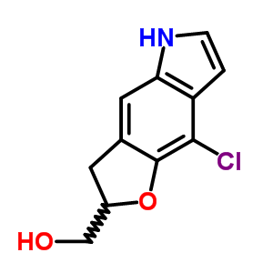 2H-furo[2,3-f]indole-2-methanol, 8-chloro-3,5-dihydro- Structure,88062-22-0Structure