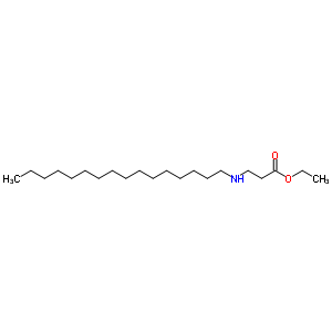 Ethyl 3-(hexadecylamino)propanoate Structure,88074-68-4Structure