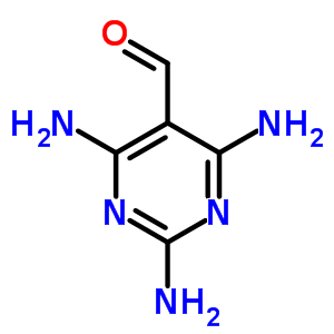 5-Pyrimidinecarboxaldehyde,2,4,6-triamino- Structure,88075-69-8Structure