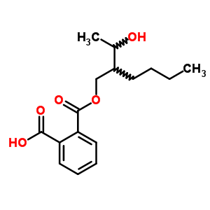 Mono(2-​(1-​hydroxyethyl)​hexyl) Phthalate Structure,88144-76-7Structure