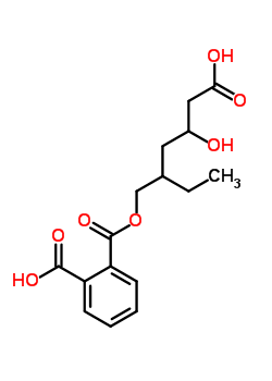 Mono(5-​carboxy-​2-​ethyl-​4-​hydroxypentyl) phthalate Structure,88162-10-1Structure