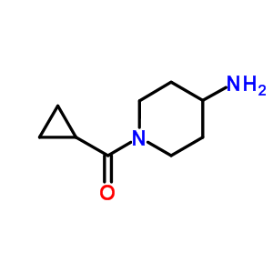 (4-Amino-piperidin-1-yl)-cyclopropyl-methanone Structure,883106-47-6Structure