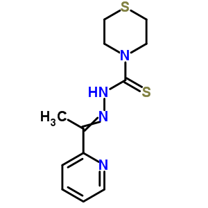 N-(1-pyridin-2-ylethylideneamino)thiomorpholine-4-carbothioamide Structure,88324-30-5Structure