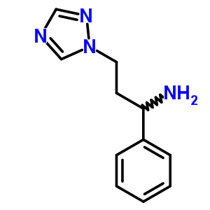 1-Phenyl-3-[1,2,4]triazol-1-yl-propylamine Structure,883291-44-9Structure