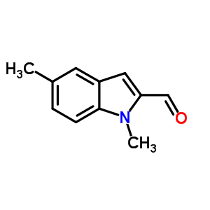 1,5-Dimethyl-1H-indole-2-carbaldehyde Structure,883526-76-9Structure