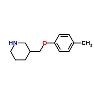 3-[(4-Methylphenoxy)methyl]piperidine hydrochloride Structure,883547-94-2Structure