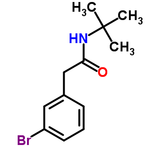 2-(3-Bromophenyl)-n-t-butylacetamide Structure,883801-90-9Structure