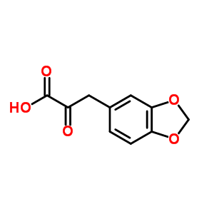 3-(1,3-Benzodioxol-5-yl)-2-oxopropanoic acid Structure,884-18-4Structure