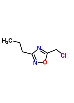 5-(Chloromethyl)-3-propyl-1,2,4-oxadiazole Structure,884058-04-2Structure