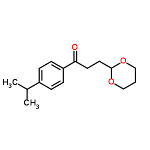 3-(1,3-Dioxan-2-yl)-4-isopropylpropiophenone Structure,884504-31-8Structure