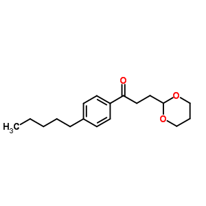 3-(1,3-Dioxan-2-yl)-4-pentylpropiophenone Structure,884504-34-1Structure