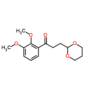 2,3-Dimethoxy-3-(1,3-dioxan-2-yl)propiophenone Structure,884504-40-9Structure