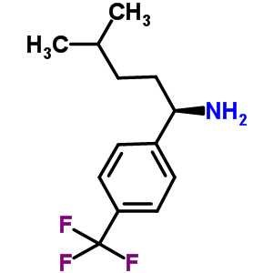 (1R)-4-methyl-1-[4-(trifluoromethyl)phenyl]pentylamine Structure,884603-39-8Structure