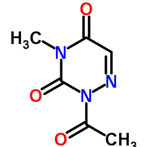 2-Acetyl-4-methyl-1,2,4-triazine-3,5(2h,4h)-dione Structure,88512-99-6Structure