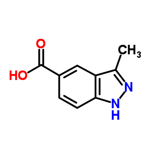 3-Methyl-1h-indazole-5-carboxylic acid Structure,885223-58-5Structure