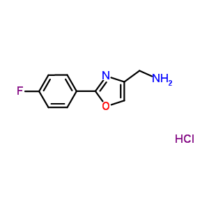 2-(2-Fluoro-phenyl)-oxazol-4-yl-methylamine Structure,885274-39-5Structure