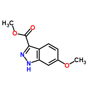 Methyl 6-methoxy-1h-indazole-3-carboxylate Structure,885278-53-5Structure