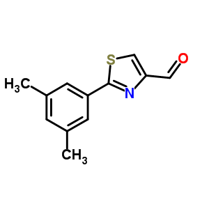 2-(3,5-Dimethyl-phenyl)-thiazole-4-carbaldehyde Structure,885278-96-6Structure