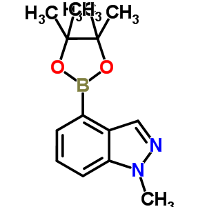 1-Methyl-1H-indazole-4-boronic acid pinacol ester Structure,885698-94-2Structure