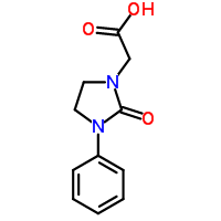 2-(2-Oxo-3-phenylimidazolidin-1-yl)acetic acid Structure,885955-09-9Structure