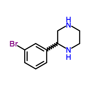 2-(3-Bromo-phenyl)-piperazine Structure,885962-24-3Structure