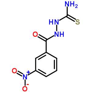 Benzoic acid, 3-nitro-,2-(aminothioxomethyl)hydrazide Structure,886-29-3Structure